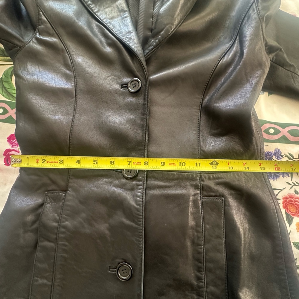 Elegant Black Leather Jacket for Women Genuine leather - Picture 13 of 13